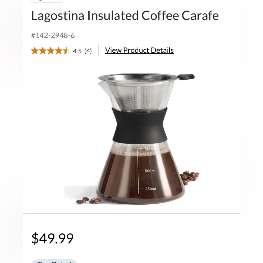 Lagostina Insulated Coffee Carafe